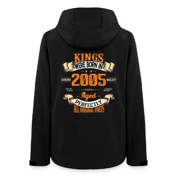 kings born in 2005 - Veste softshell femme recyclée Stanley/Stella - noir - Dos - AI Model Female 172 light (172cm)
