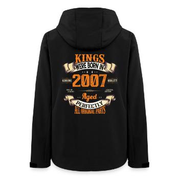 kings born in 2007 - Veste softshell femme recyclée Stanley/Stella - noir - Dos - AI Model Female 172 light (172cm)