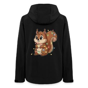 Écureuil suspendu avec des lumières - Veste softshell femme recyclée Stanley/Stella - noir - Dos - AI Model Female 172 light (172cm)