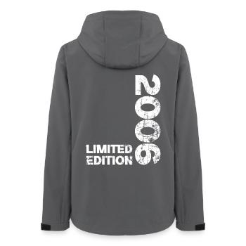 2006 Birthday Born In 2006 Birthday Gift - Women’s Recycled Softshell Jacket by Stanley/Stella - anthracite - Back - AI Model Female 172 light (172cm)