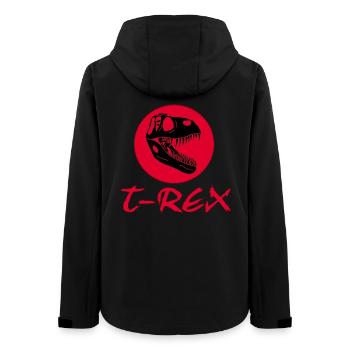 Crâne de tyrannosaure - Veste softshell femme recyclée Stanley/Stella - noir - Dos - AI Model Female 172 light (172cm)