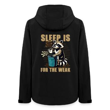 Le sommeil est pour les faibles contrefaite inportable - Veste softshell femme recyclée Stanley/Stella - noir - Dos - AI Model Female 172 light (172cm)