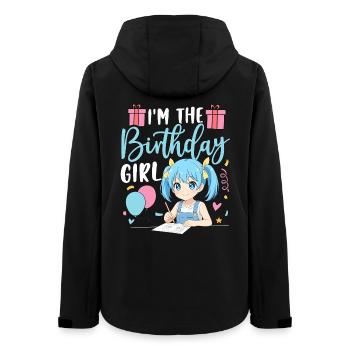 I'm The Birthday Girl - Frauen Recycelte Softshelljacke von Stanley/Stella - Schwarz - Hinten - AI Model Female 172 light (172cm)