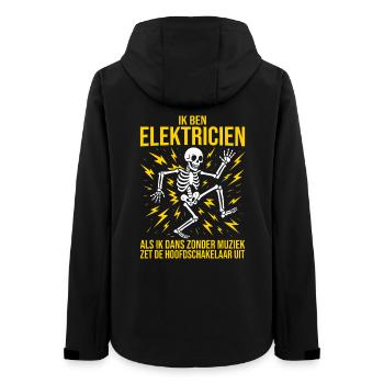 Electrician I'm an electrician Electrician funny - Women’s Recycled Softshell Jacket by Stanley/Stella - black - Back - AI Model Female 172 light (172cm)