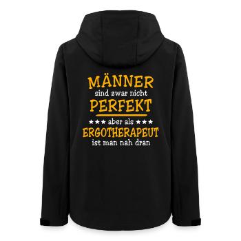 Ergotherapeut Sprüche - Frauen Recycelte Softshelljacke von Stanley/Stella - Schwarz - Hinten - AI Model Female 172 light (172cm)