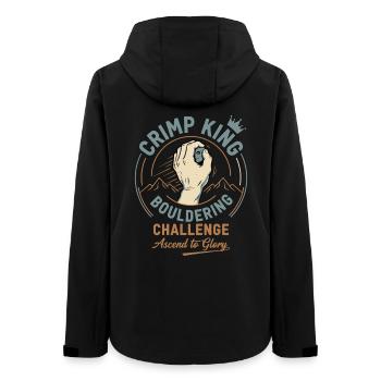 Défi de Bloc Crimp King : Ascension vers la gloire - Veste softshell femme recyclée Stanley/Stella - noir - Dos - AI Model Female 172 light (172cm)