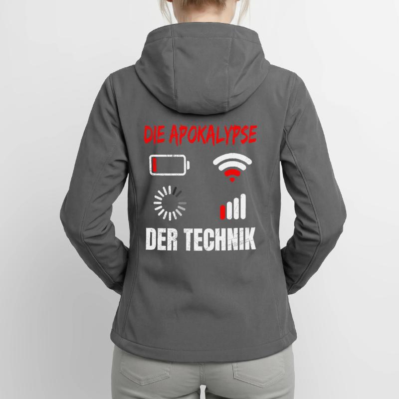 Coder DIE APOKALYPSE DER TECHNIK LUSTIG Frauen Recycelte Softshelljacke von Stanley/Stella