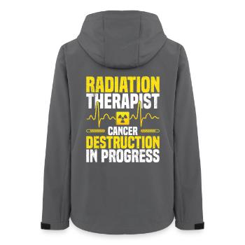  Radiation Therapist Must Haves Radiology - Women’s Recycled Softshell Jacket by Stanley/Stella - anthracite - Back - AI Model Female 172 light (172cm)