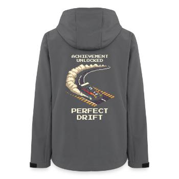 Achievement: Perfect Drift | RC Drift - Women’s Recycled Softshell Jacket by Stanley/Stella - anthracite - Back - AI Model Female 172 light (172cm)