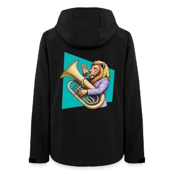 TUBIST – Ton & Bild - Frauen Recycelte Softshelljacke von Stanley/Stella - Schwarz - Hinten - AI Model Female 172 light (172cm)