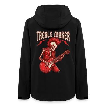 Treble Maker Guitariste Musicien Pun Rock - Veste softshell femme recyclée Stanley/Stella - noir - Dos - AI Model Female 172 light (172cm)