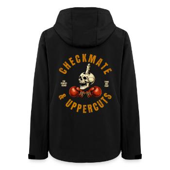 Checkmate & Uppercuts  - Veste softshell femme recyclée Stanley/Stella - noir - Dos - AI Model Female 172 light (172cm)