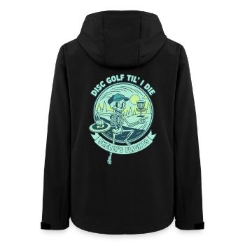 Disc Golf Til I Die Skellys Flights Disque drôle - Veste softshell femme recyclée Stanley/Stella - noir - Dos - AI Model Female 172 light (172cm)