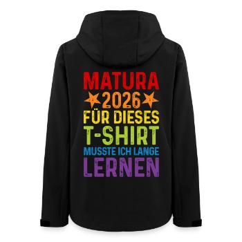 Matura 2026 T-Shirt - Frauen Recycelte Softshelljacke von Stanley/Stella - Schwarz - Hinten - AI Model Female 172 light (172cm)