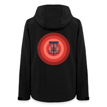 Disc Golf Korb Ziel Lustige Disc Fliegende Scheibe - Frauen Recycelte Softshelljacke von Stanley/Stella - Schwarz - Hinten - AI Model Female 172 light (172cm)