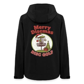 Joyeux Discmas Disc Golf Panier de Disques Volant Drôle - Veste softshell femme recyclée Stanley/Stella - noir - Dos - AI Model Female 172 light (172cm)