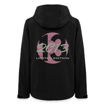 13. Geburtstag 2013 Jungen und Mädchen Geschenk - Frauen Recycelte Softshelljacke von Stanley/Stella - Schwarz - Hinten - AI Model Female 172 light (172cm)