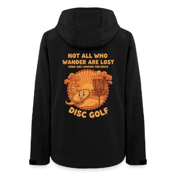 Nicht alle, die umherwandern, sind verloren auf der Suche nach Discs Disc - Frauen Recycelte Softshelljacke von Stanley/Stella - Schwarz - Hinten - AI Model Female 172 light (172cm)