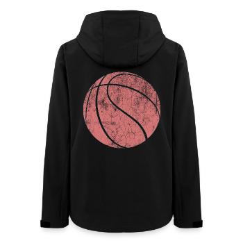Basketball - Frauen Recycelte Softshelljacke von Stanley/Stella - Schwarz - Hinten - AI Model Female 172 light (172cm)