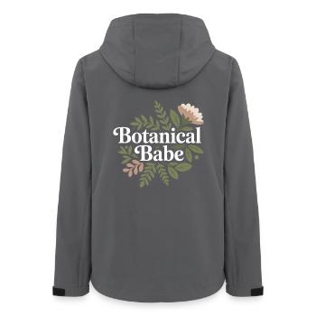 Herboriste Botanique Babe Clinique Professionnel DC - Veste softshell femme recyclée Stanley/Stella - charbon - Dos - AI Model Female 172 light (172cm)