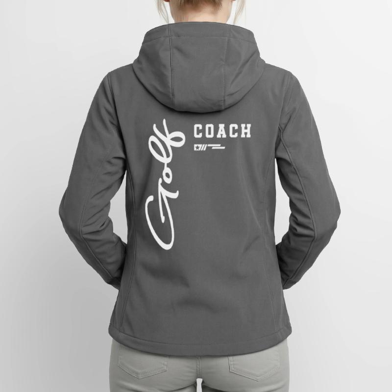 Conception de parcours Golf Coach Classic pour instructeurs Veste softshell femme recyclée Stanley/Stella