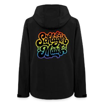 Schlager Maus - Schlagermaus - Schlagermusik - Women’s Recycled Softshell Jacket by Stanley/Stella - black - Back - AI Model Female 172 light (172cm)