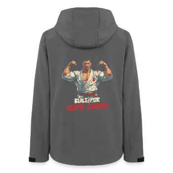 Judo Martial Arts - Women’s Recycled Softshell Jacket by Stanley/Stella - anthracite - Back - AI Model Female 172 light (172cm)