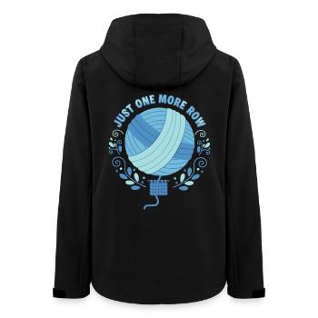 Juste une rangée de plus Laine drôle de crochet pour amateurs - Veste softshell femme recyclée Stanley/Stella - noir - Dos - AI Model Female 172 light (172cm)
