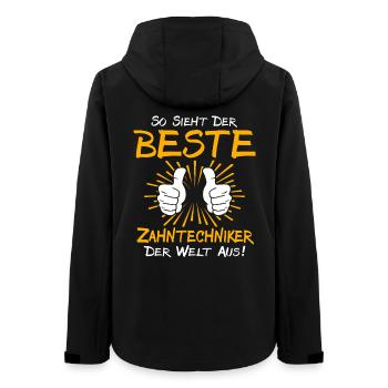 Idée cadeau pour technicien dentaire - Veste softshell femme recyclée Stanley/Stella - noir - Dos - AI Model Female 172 light (172cm)