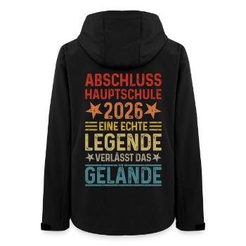 Remise des diplômes 2026 Hauptschule Hauptschulabschluss - Veste softshell femme recyclée Stanley/Stella - noir - Dos - AI Model Female 172 light (172cm)