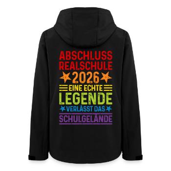 Secondary school graduation 2026 - Women’s Recycled Softshell Jacket by Stanley/Stella - black - Back - AI Model Female 172 light (172cm)