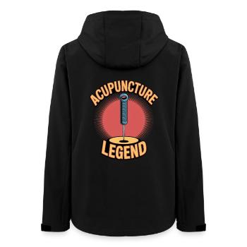 Acupuncture Médecine chinoise Santé - Veste softshell femme recyclée Stanley/Stella - noir - Dos - AI Model Female 172 light (172cm)