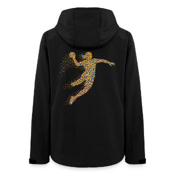Diction de la fille de handball - Veste softshell femme recyclée Stanley/Stella - noir - Dos - AI Model Female 172 light (172cm)