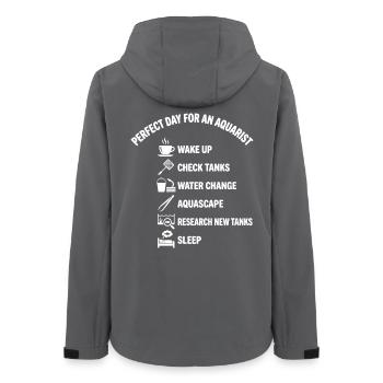 Journée aquarium pour un aquarium aquariophile - Veste softshell femme recyclée Stanley/Stella - charbon - Dos - AI Model Female 172 light (172cm)