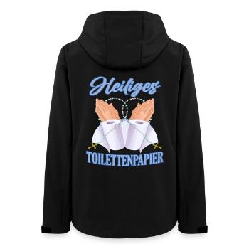 Saint papier toilette - Veste softshell femme recyclée Stanley/Stella - noir - Dos - AI Model Female 172 light (172cm)