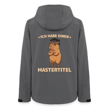 Examen de Master Capybara 2026 réussi - Veste softshell femme recyclée Stanley/Stella - charbon - Dos - AI Model Female 172 light (172cm)