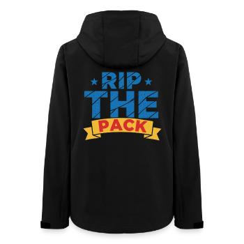 Rip The Pack Sammelkarten-Sammler-Boosterpaket - Frauen Recycelte Softshelljacke von Stanley/Stella - Schwarz - Hinten - AI Model Female 172 light (172cm)