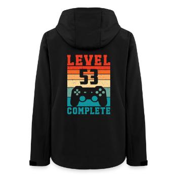 53. Geburtstag Level 53 Complete 53 Jahre Gamer - Frauen Recycelte Softshelljacke von Stanley/Stella - Schwarz - Hinten - AI Model Female 172 light (172cm)