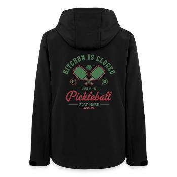 Pickleball Kitchen est fermé Joueur difficile - Veste softshell femme recyclée Stanley/Stella - noir - Dos - AI Model Female 172 light (172cm)