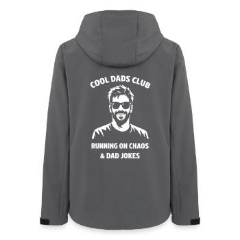 Chemise Cool Dads Club Blagues drôles de papa - Veste softshell femme recyclée Stanley/Stella - charbon - Dos - AI Model Female 172 light (172cm)