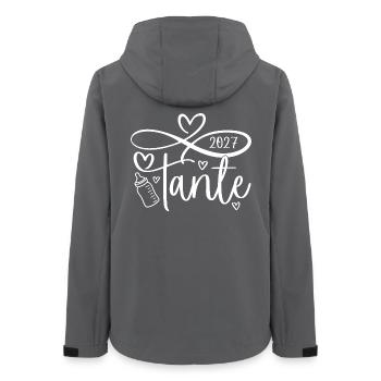 Tante 2027 - Frauen Recycelte Softshelljacke von Stanley/Stella - Anthrazit - Hinten - AI Model Female 172 light (172cm)