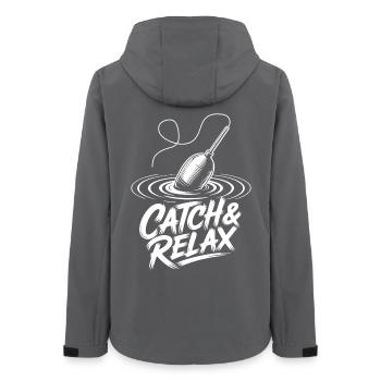 Fishing Recreation - Women’s Recycled Softshell Jacket by Stanley/Stella - anthracite - Back - AI Model Female 172 light (172cm)