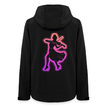Geige Violinist Kinder Damen Mädchen Violine - Frauen Recycelte Softshelljacke von Stanley/Stella - Schwarz - Hinten - AI Model Female 172 light (172cm)