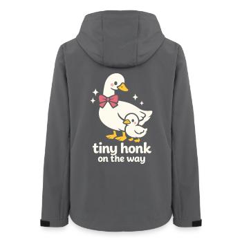 Tiny Honk - Frauen Recycelte Softshelljacke von Stanley/Stella - Anthrazit - Hinten - AI Model Female 172 light (172cm)