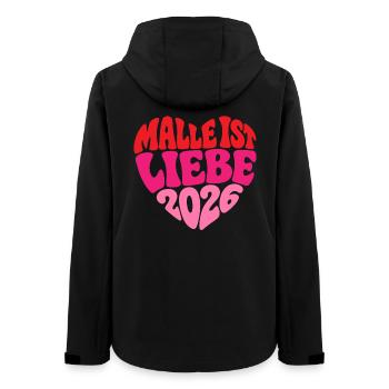 Malle 2026 Malle is love 2026 - Veste softshell femme recyclée Stanley/Stella - noir - Dos - AI Model Female 172 light (172cm)