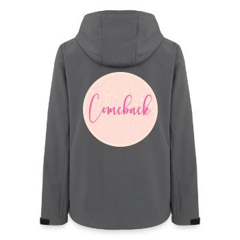 Comeback - Women’s Recycled Softshell Jacket by Stanley/Stella - anthracite - Back - AI Model Female 172 light (172cm)