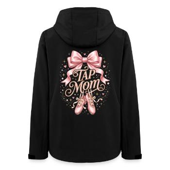 Tap-Mama Stepptanz Stepptanz Tanz - Frauen Recycelte Softshelljacke von Stanley/Stella - Schwarz - Hinten - AI Model Female 172 light (172cm)