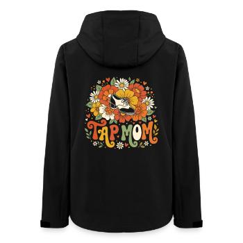 Tap-Mama Stepptanz Stepptanz Tanz - Frauen Recycelte Softshelljacke von Stanley/Stella - Schwarz - Hinten - AI Model Female 172 light (172cm)