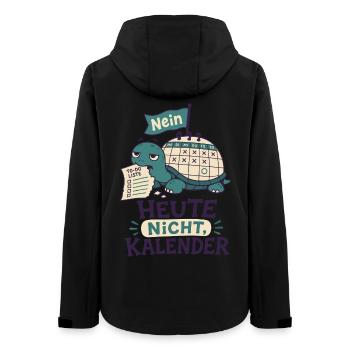 Heute nicht Kalender - Frauen Recycelte Softshelljacke von Stanley/Stella - Schwarz - Hinten - AI Model Female 172 light (172cm)