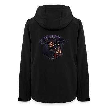 Wir können es drehen! Vitiligo - Frauen Recycelte Softshelljacke von Stanley/Stella - Schwarz - Hinten - AI Model Female 172 light (172cm)